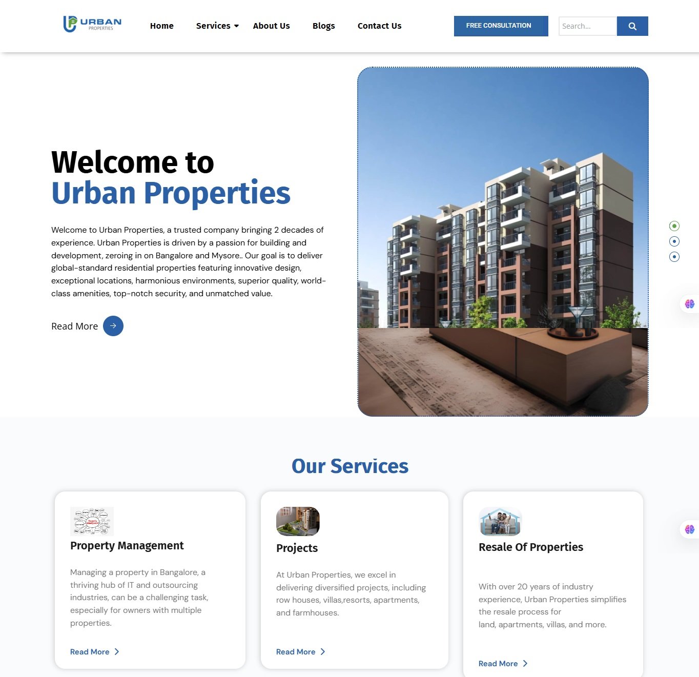 Home urban proprties