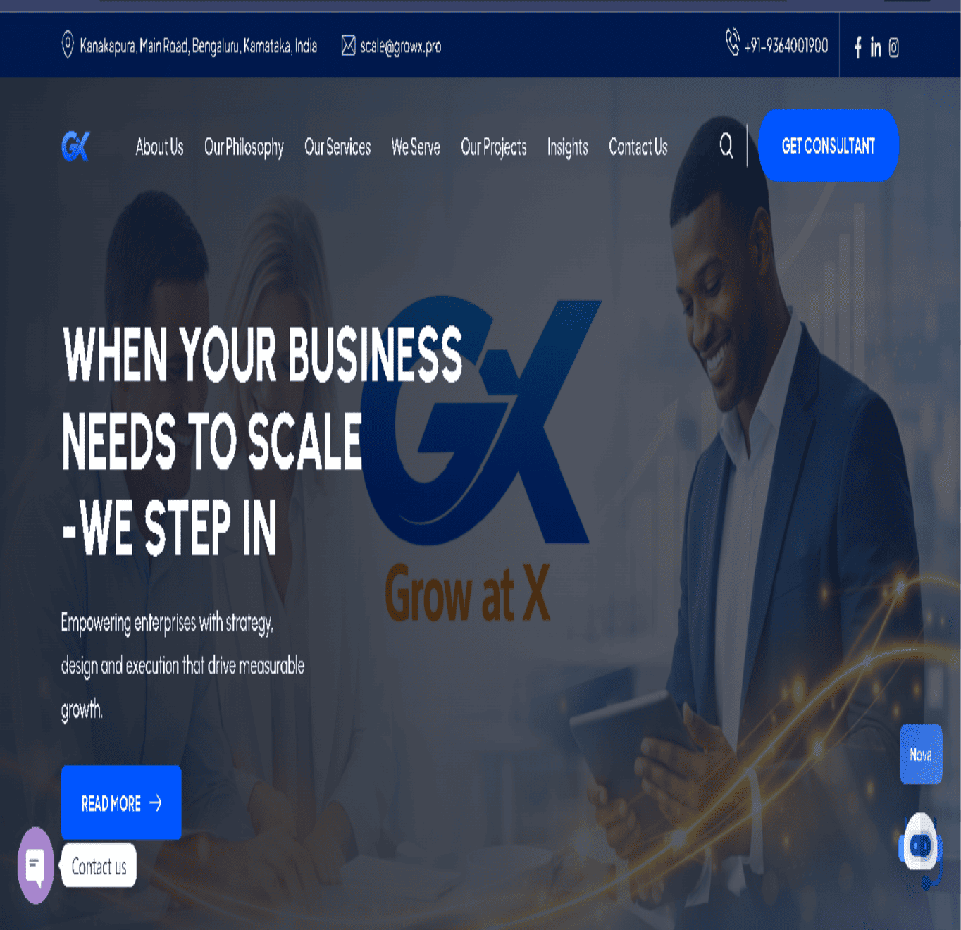 GrowX Screen 1